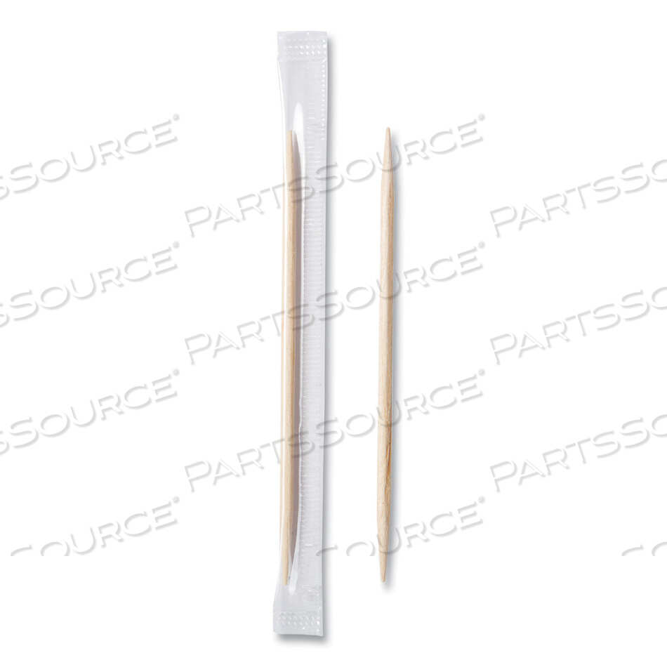 OEM#: RM115MINT CELLO-WRAPPED WOOD TOOTHPICKS, 2.5, NATURAL, 1,000/BOX, 15 BOXES/CARTON by Royal Paper