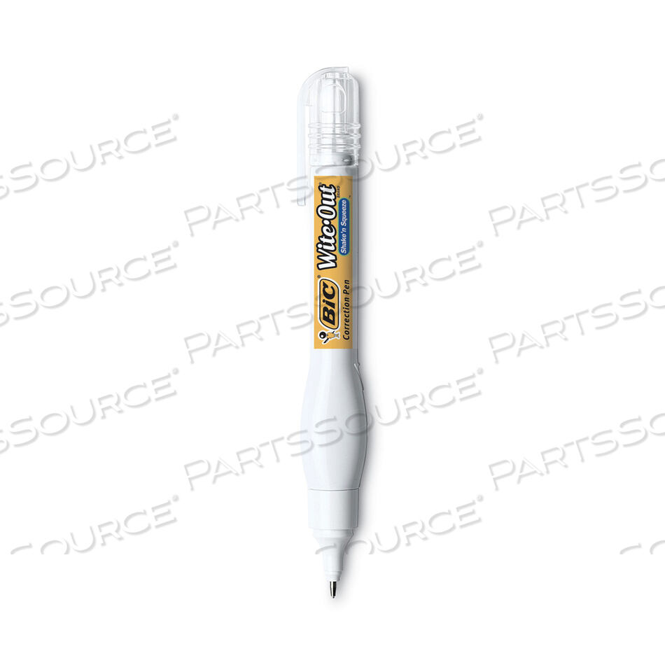 OEM#: WOSQPP418КОРРЕКТОРНАЯ РУЧКА WITE-OUT SHAKE N SQUEEZE, 8 МЛ, БЕЛАЯ, 4 ШТ./УПАКОВКА от BIC