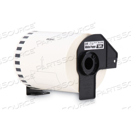 OEM#: DK2243ЛЕНТА С ЭТИКЕТКАМИ ДЛЯ ТРАНСПОРТИРОВКИ НЕПРЕРЫВНОЙ ДЛИНЫ ДЛЯ QL-1050, РУЛОН 4 X 100 ФУТОВ, БЕЛАЯ от Brother