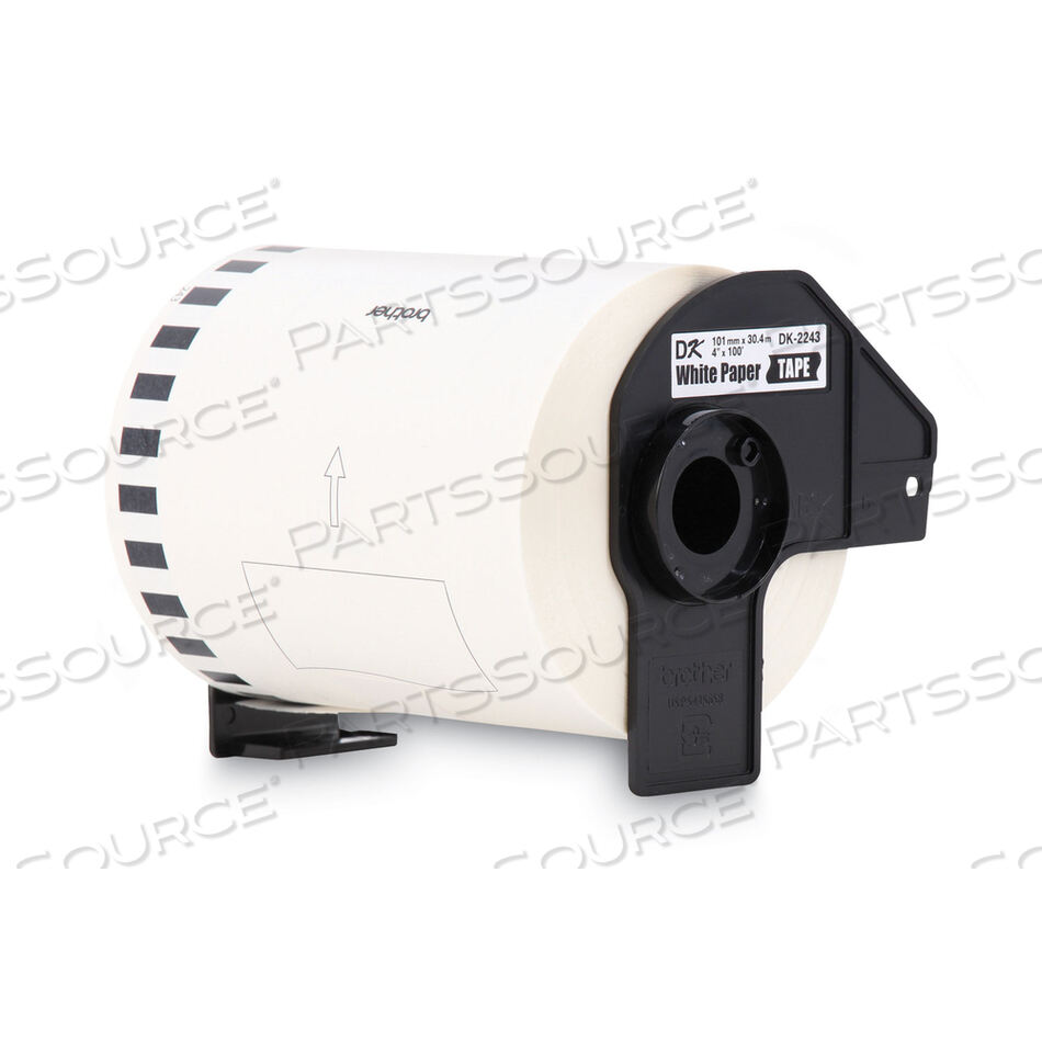 OEM#: DK2243ЛЕНТА С ЭТИКЕТКАМИ ДЛЯ ТРАНСПОРТИРОВКИ НЕПРЕРЫВНОЙ ДЛИНЫ ДЛЯ QL-1050, РУЛОН 4 X 100 ФУТОВ, БЕЛАЯ от Brother