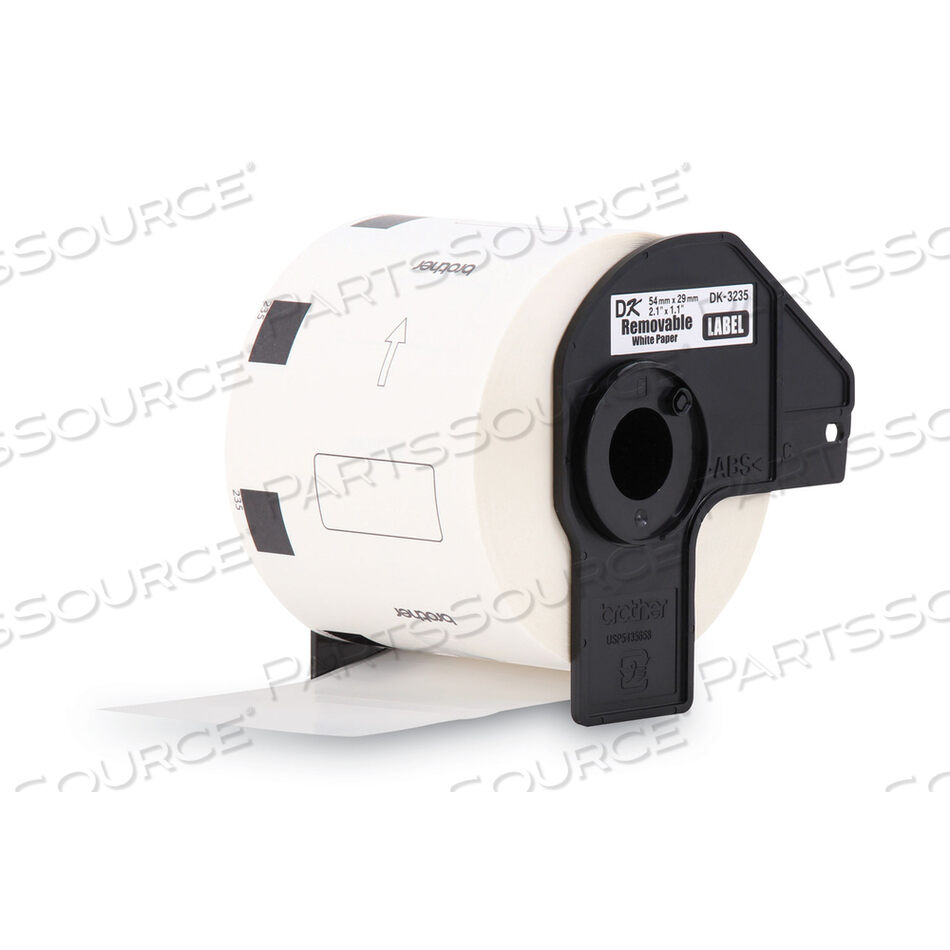 OEM#: DK3235СЪЕМНЫЕ БУМАЖНЫЕ ЭТИКЕТКИ ВЫСЕЧНОЙ ФОРМЫ, 1,1 X 2,1, БЕЛЫЕ, 800 ЭТИКЕТОК/РУЛОН от Brother