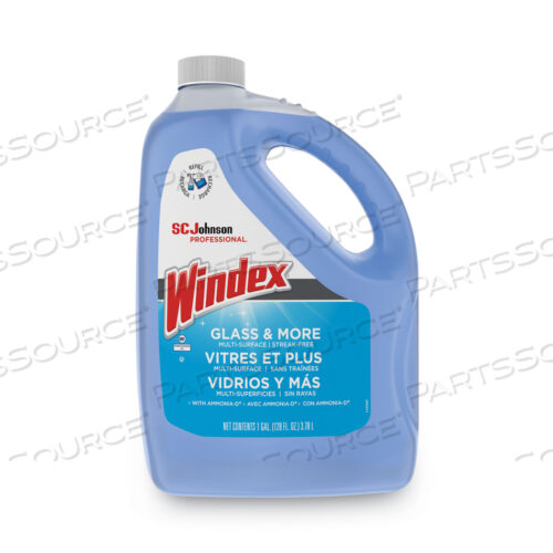 OEM#: 696503696503 WINDEX GLASS CLEANER, 1 GAL, BOTTLE, BLUE, FLORAL, LIQUID-RTU by Windex