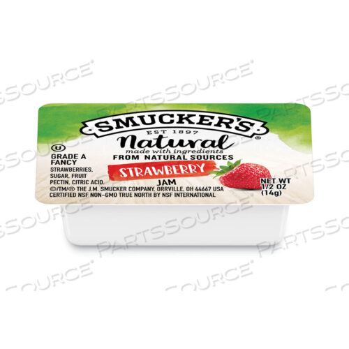 OEM#: 5150008201SMUCKERS 1/2 УНЦИИ НАТУРАЛЬНОГО ДЖЕМА, КОНТЕЙНЕР 0,5 УНЦИИ, КЛУБНИКА, 200 ШТУК В КОРОБКЕ от Smuckers