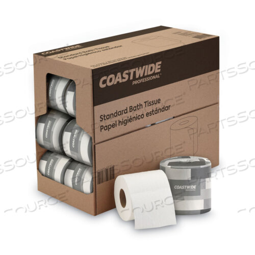 OEM#: CW59750-CC2-PLY СТАНДАРТНАЯ ТУАЛЕТНАЯ БУМАГА, БЕЗОПАСНАЯ ДЛЯ СЕПТИКОВ, БЕЛАЯ, 400 ЛИСТОВ/РУЛОН, 24 РУЛОНА/КОРОБКА от Coastwide Professional