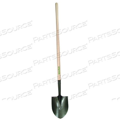 OEM#: 40191ЛОПАТА С КРУГЛЫМ НАКОНЕЧНИКОМ, 11,5 ДЮЙМОВ ДЛИНА X 9,25 ДЮЙМА ШИРИНА, 48 ДЮЙМОВ СЕВЕРОАМЕРИКАНСКАЯ РУЧКА ИЗ ТВЕРДОЙ ДРЕВЕСИНЫ от Union Tools