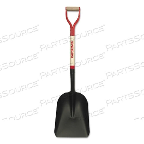 OEM#: 50139СТАЛЬНОЙ СОВОК, 15 ДЮЙМОВ ДЛИНА X 11 ДЮЙМОВ ШИРИНА, 30 ДЮЙМОВ D-ОБРАЗНАЯ РУЧКА ИЗ СЕВЕРОАМЕРИКАНСКОЙ ТВЕРДОЙ ДРЕВЕСИНЫ от Razor-Back