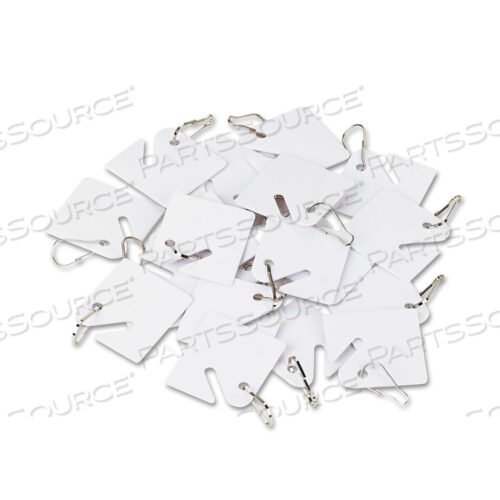 OEM#: 04983СМЕННЫЕ КЛЮЧИ ДЛЯ ШКАФА С ПРОРЕЗЬЮ, 1,63 X 1,5, БЕЛЫЕ, 20 ШТ./УПАКОВКА от Securit