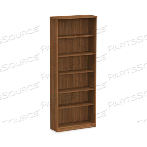 OEM#: ALEVA638232WAALERA VALENCIA SERIES КНИЖНЫЙ ШКАФ, ШЕСТЬ ПОЛОК, 31,75 Ш X 14 Г X 80,25 В, СОВРЕМЕННЫЙ ОРЕХ от Alera