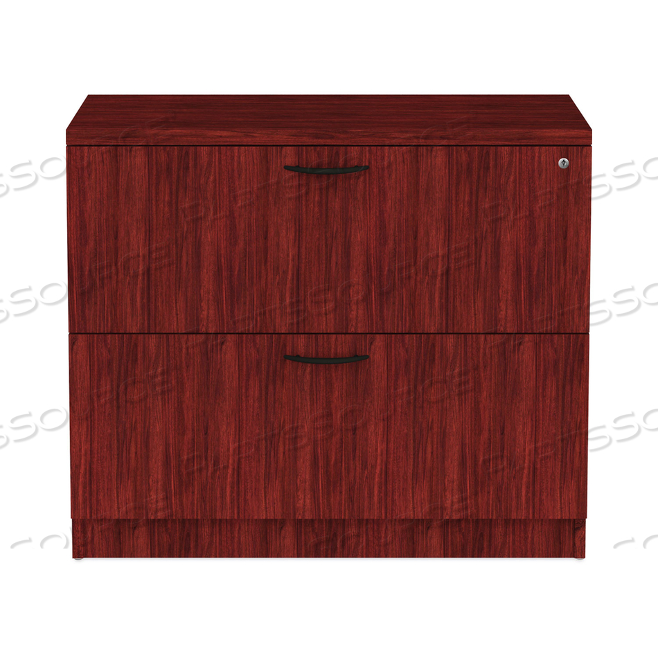 OEM#: ALEVA513622MYALERA VALENCIA SERIES LATERAL FILE, 2 LEGAL/LETTER-SIZE FILE DRAWERS, MAHOGANY, 34 X 22.75 X 29.5 by Alera