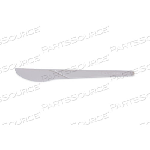 OEM#: EP-S011PLANTWARE КОМПОСТИРУЕМЫЕ СТОЛОВЫЕ ПРИБОРЫ, НОЖ, 6, ЖЕМЧУЖНО-БЕЛЫЙ, 50/УПАКОВКА, 20 УПАКОВКА/КОРОБКА от Eco-Products