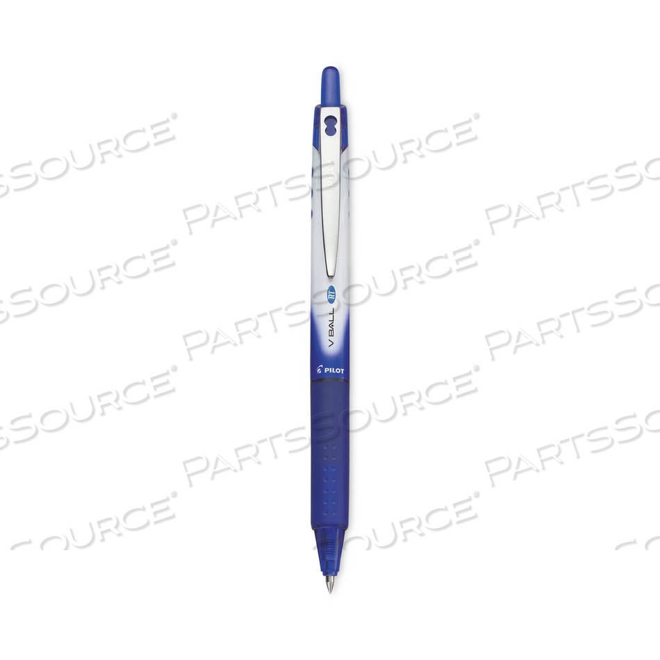 OEM#: 26107VBALL RT ШАРИКОВАЯ РУЧКА-РОЛЛЕР С ЖИДКИМИ ЧЕРНИЛАМИ, ВЫДВИЖНАЯ, СВЕРХТОНКАЯ 0,5 ММ, СИНИЕ ЧЕРНИЛА, СИНЕ-БЕЛЫЙ КОРПУС от Pilot