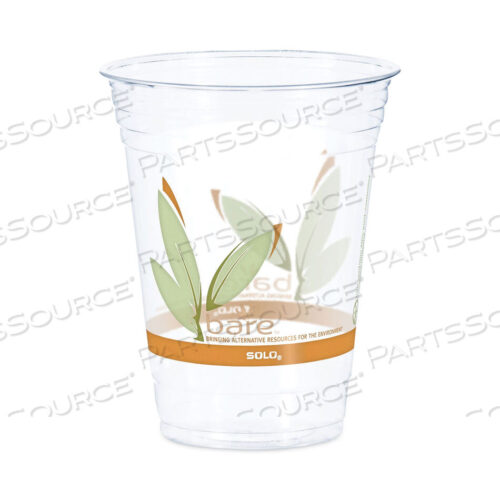OEM#: RTP16DBAREBARE ECO-FORWARD RPET COLD CUPS, 16-18 УНЦИЙ, ДИЗАЙН В ВИДЕ ЛИСТА, ПРОЗРАЧНЫЕ, 50 ШТ./УПАКОВКА от Dart Container Corporation