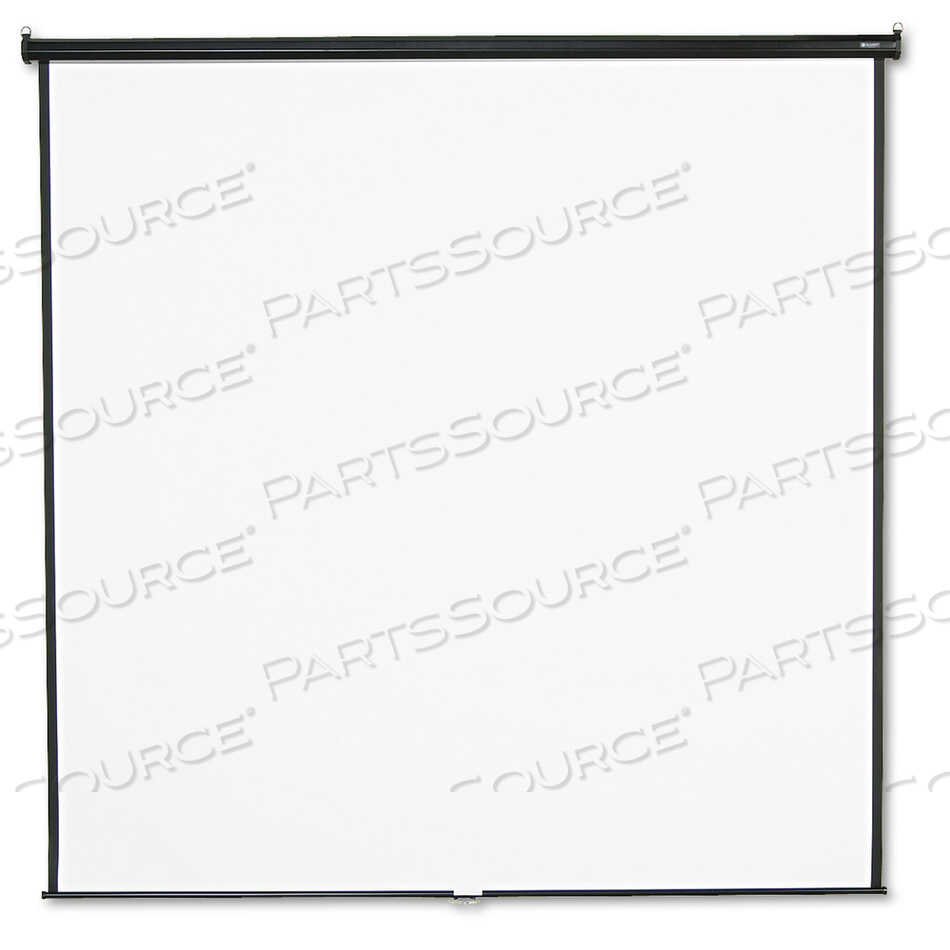 OEM#: 696SWALL OR CEILING PROJECTION SCREEN, 96 X 96, WHITE MATTE FINISH by Quartet
