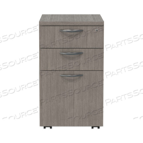 OEM#: ALEVA572816GYALERA VALENCIA SERIES МОБИЛЬНАЯ ПОСТЕЛЬНАЯ КАРТОЧКА, ЛЕВАЯ/ПРАВАЯ, 3 ЯЩИКА: КОРОБКА/КОРОБКА/КАТ, LEGAL/LETTER, СЕРАЯ, 15,88 X 20,5 X 28,39 от Alera