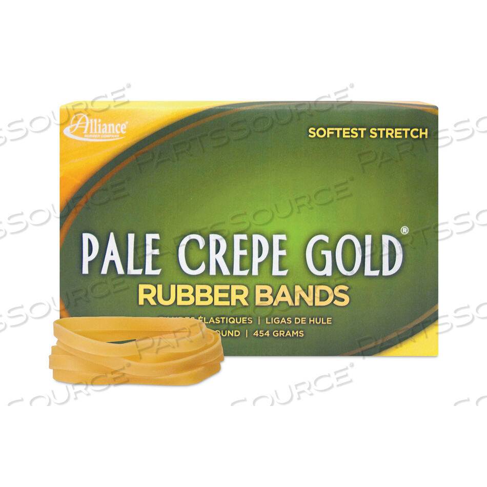 OEM#: 20645РЕЗИНКИ PALE CREPE GOLD, РАЗМЕР 64, ТОЛЩИНА 0,04, ЗОЛОТИСТЫЙ КРЕП, КОРОБКА 1 ФУНТ, 490/КОРОБКА от Alliance Rubber Company
