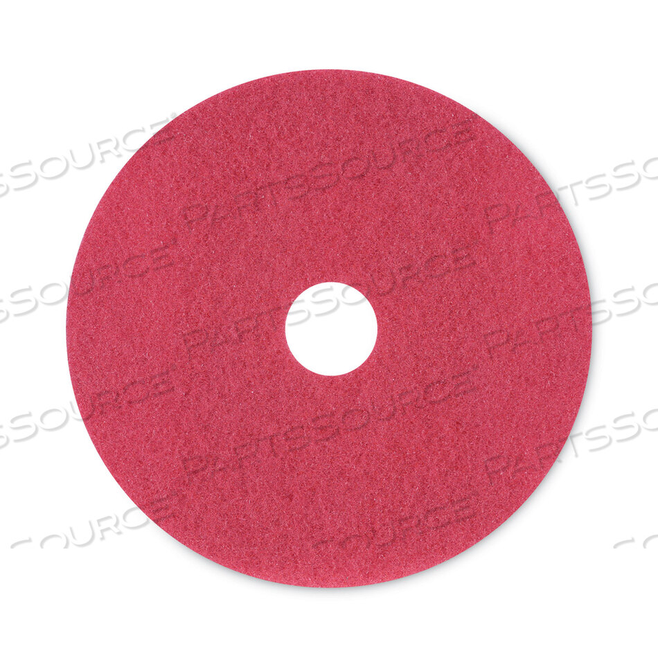OEM#: BWK4020REDBUFFIING FLOOR PADS, 20 ДИАМЕТР, КРАСНЫЙ, 5/КОРОБКА от Boardwalk