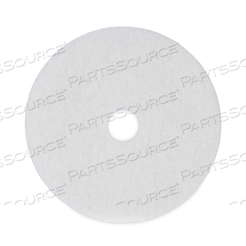 OEM#: BWK4019WHIPOLISHING FLOOR PADS, 19 ДИАМЕТР, БЕЛЫЙ, 5/КОРОБКА от Boardwalk