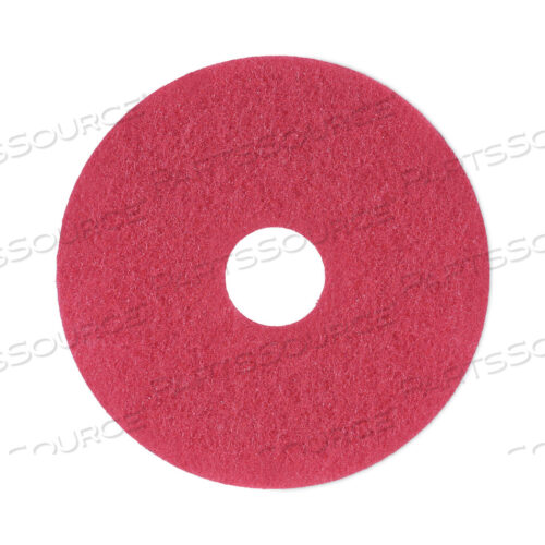 OEM#: BWK4013REDBUFFIING FLOOR PADS, 13 ДИАМЕТР, КРАСНЫЙ, 5/КОРОБКА от Boardwalk