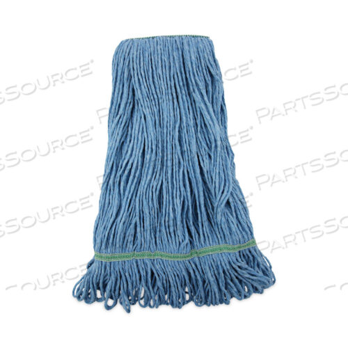 OEM#: BWK502BLNBCTSUPER LOOP WET MOP HEAD, ХЛОПОК/СИНТЕТИЧЕСКОЕ ВОЛОКНО, 1 ПОВЯЗКА, СРЕДНИЙ РАЗМЕР, СИНИЙ, 12/КОРОБКА от Boardwalk