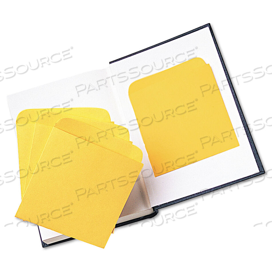 OEM#: QUA62273LIBRARY BOOK CARD POCKETS WITH UNGUMMED BACKS, A7, CAMEO BUFF, 250/BOX by Quality Park Products