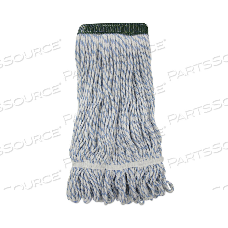 OEM#: BWK552ГОЛОВКА ШВАБРЫ, ДЛЯ ПОЛА, ШИРОКАЯ, ВИСКОЗА/ПОЛИЭСТЕР, СРЕДНЯЯ, БЕЛАЯ/СИНАЯ, 12/КОРОБКА от Boardwalk