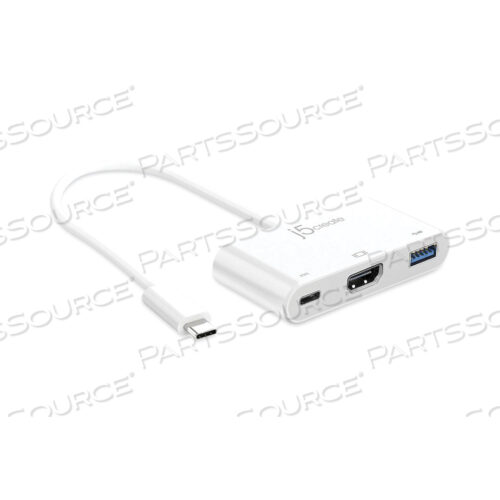 АДАПТЕР USB-C - HDMI/USB, 7,87, БЕЛЫЙ