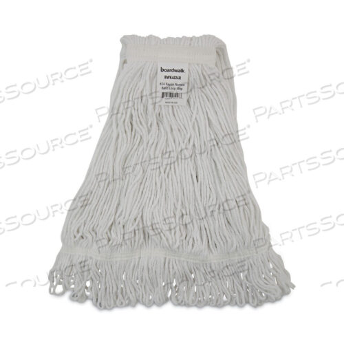 OEM#: BWK4024RCTPRO LOOP WEB/TAILBAND НАСАДКА ДЛЯ ВЛАЖНОЙ ШВАБРЫ, ВИСКОЗА, РАЗМЕР #24, БЕЛАЯ, 12/КОРОБКА от Boardwalk