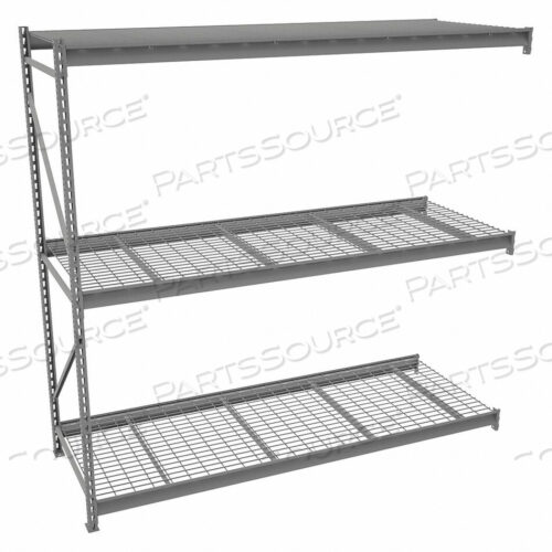 OEM#: 6940BULK RACK ADD-ON 96 H 96 W 36 D GRAY by Tennsco Corp.