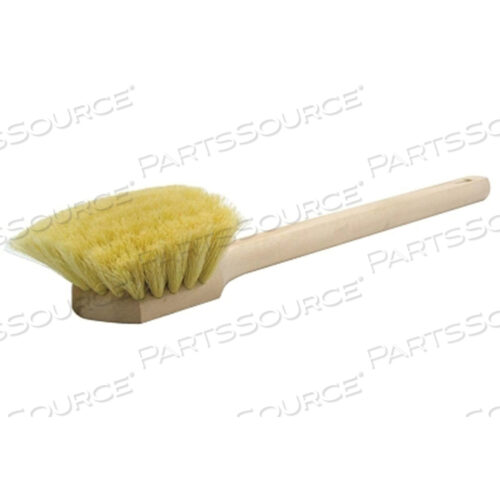 OEM#: 44017WOOD BLOCK UTILITY SCRUB BRUSHS, 2 ДЮЙМА TRIM L, БЕЛЫЙ TAMPICO, 20 ДЮЙМОВ РУЧКА от Weiler