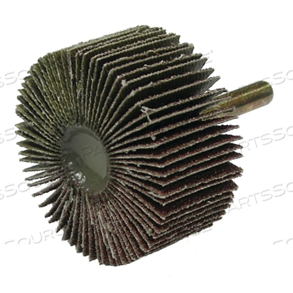 OEM#: 52017TIGER MOUNTED FLAP WHEELS, 2 ДЮЙМА, 120 GRIT, 25000 ОБ/МИН, STEM MOUNT от Weiler