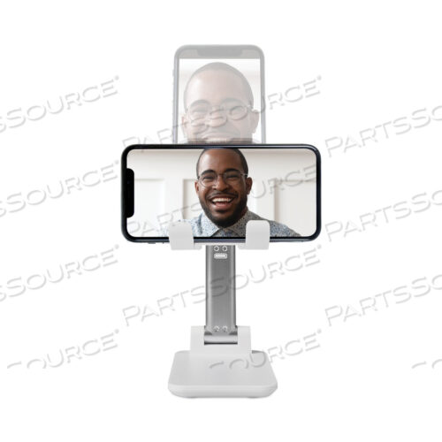 МЕТАЛЛИЧЕСКАЯ СКЛАДНАЯ ПОРТАТИВНАЯ ПОДСТАВКА ДЛЯ ПЛАНШЕТА/ТЕЛЕФОНА, БЕЛАЯ