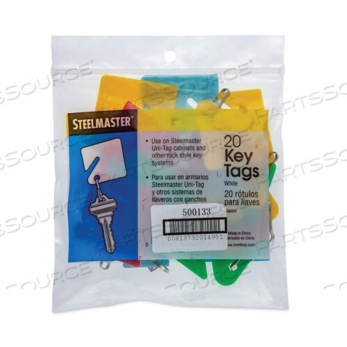 OEM#: 500133БИРКИ ДЛЯ КЛЮЧЕЙ, СИНИЕ/ЗЕЛЕНЫЕ/КРАСНЫЕ/ЖЕЛТЫЕ, 20 ШТ./УПАКОВКА, 3 УПАКОВКИ/КОРОБКА от CONTROLTEK