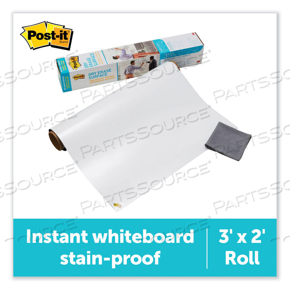 OEM#: DEF3X2DRY ERASE SURFACE С КЛЕЙКОЙ ОСНОВОЙ, 36 X 24, БЕЛЫЙ от 3M Consumer
