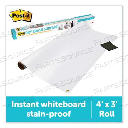 OEM#: DEF4X3DRY ERASE SURFACE С КЛЕЙКОЙ ОСНОВОЙ, 48 X 36, БЕЛЫЙ от 3M Consumer