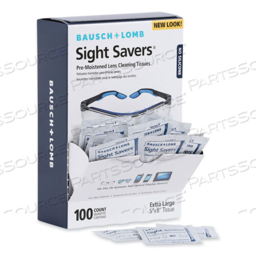 OEM#: 8574GMSIGHT SAVERS УВЛАЖНЕННЫЕ САЛФЕТКИ ДЛЯ ЧИСТКИ ЛИНЗ, 8 X 5 от Bausch & Lomb