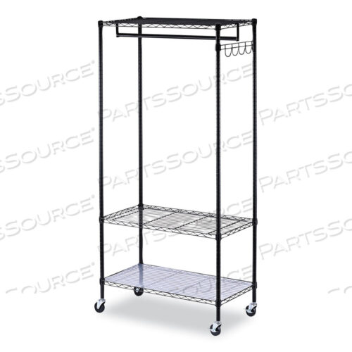 OEM#: ALEGR363618BLWIRE СТЕЛЛАЖ ДЛЯ ОДЕЖДЫ, 30 ПРЕДМЕТОВ, 36 Ш X 18 Г X 75 В, ЧЕРНЫЙ от Alera