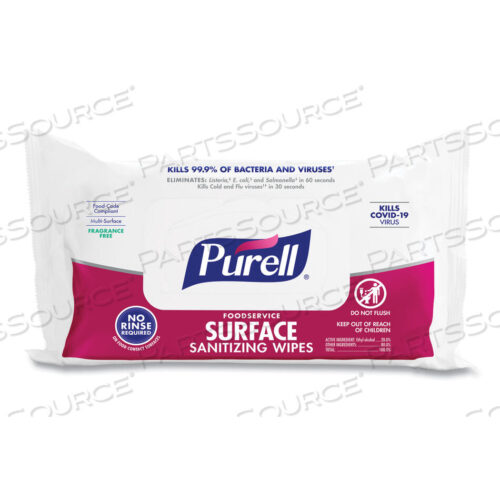 OEM#: 9371-12САЛФЕТКИ ДЛЯ ДЕЗИНФИЦИРУЮЩЕЙ ОБРАБОТКИ ПОВЕРХНОСТЕЙ В ОБЩЕСТВЕННОМ ОБСЛУЖИВАНИИ, 7,4 X 9, БЕЗ ОТДЫХА, 72 ШТ./ПАКЕТИК, 12 ПАКЕТИКОВ/КОРОБКА от Purell