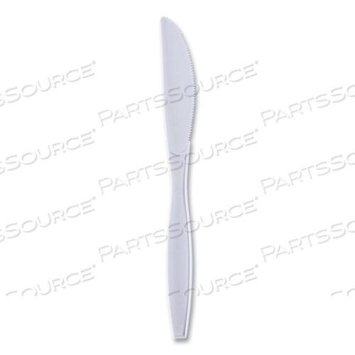 OEM#: BWKKNIHWPPWIWHEAWEIGHT УПАКОВАННЫЕ ИЗ ПОЛИПРОПИЛЕНА СТОЛОВЫЕ ПРИБОРЫ, НОЖ, БЕЛЫЙ, 1000/КОРОБКА от Boardwalk