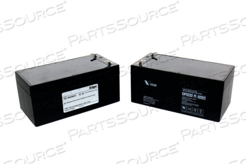 Заменяет Draeger Inc. 8422632АККУМУЛЯТОРНАЯ БАТАРЕЯ 12 В ПЕРЕЗАРЯЖАЕМАЯ