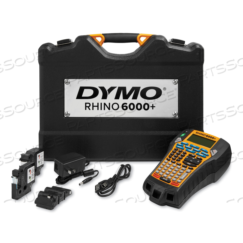 OEM#: 2122499RHINO 6000+ ПРОМЫШЛЕННЫЙ ЭТИКЕТОЧНЫЙ ИЗГОТОВИТЕЛЬ С ЧЕХЛОМ ДЛЯ ПЕРЕНОСКИ, СКОРОСТЬ ПЕЧАТИ 0,4/С, 5,4 X 2,5 X 9,7 от Dymo