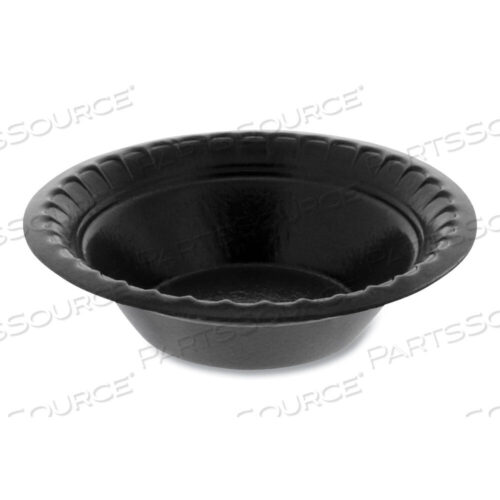 OEM#: YTKB00040000PLACESETTER DELUXE LAMINATED FOAM DINNERWARE, BOWL, 4 OZ, BLACK 1,250/CARTON by Pactiv