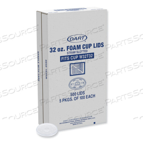 КРЫШКИ ДЛЯ ПЕНОПЛАСТИКОВЫХ СТАКАНЧИКОВ И КОНТЕЙНЕРОВ, ПОДХОДЯТ ДЛЯ СТАКАНЧИКОВ ОБЪЕМОМ 32 УНЦИИ, 44 УНЦИИ, ПРОЗРАЧНЫЕ, 500 ШТ./КОРОБКА