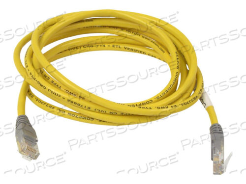 OEM#: A3X126-10-YLW-MCROSSOVER PATCH CABLE - RJ-45 (M) - RJ-45 (M) - 10 ФУТОВ - (CAT 5E) - ЖЕЛТЫЙ от Belkin