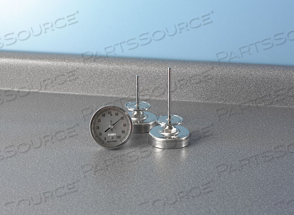 OEM#: AA040CF21БИМЕТАЛЛИЧЕСКИЙ ТЕРМОМЕТР 3 В ЦИФЕРБЛАТ -40 ДО 120F от REOTEMP