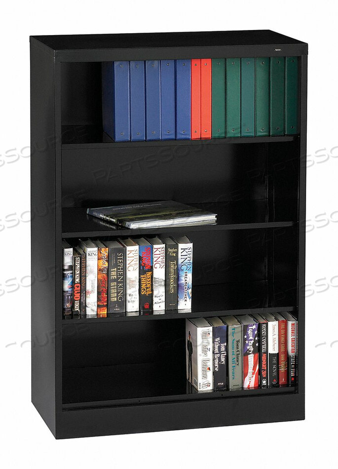 OEM#: BC18-52-BLACKBOOKCASE СВАРНОЙ 4 ПОЛКИ ЧЕРНЫЙ от Tennsco Corp.