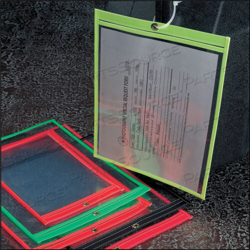 OEM#: SEWN HDR 6X9 BLKJOB TICKET HOLDER 6X9 by Baw Plastics