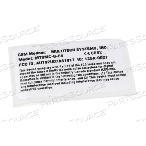 МАРКИРОВКА REG MT GSM F4