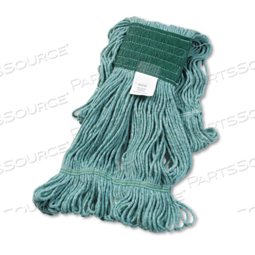 OEM#: BWK502GNEASUPER LOOP WET MOP HEAD, ХЛОПОК/СИНТЕТИЧЕСКОЕ ВОЛОКНО, 5 ГОЛОВНЫХ ПОВЯЗОК, СРЕДНИЙ РАЗМЕР, ЗЕЛЕНЫЙ от Boardwalk
