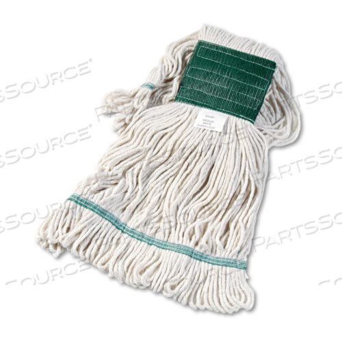 OEM#: BWK502WHEASUPER LOOP WET MOP HEAD, ХЛОПОК/СИНТЕТИЧЕСКОЕ ВОЛОКНО, 5 ПОВЯЗОК, СРЕДНИЙ РАЗМЕР, БЕЛЫЙ от Boardwalk