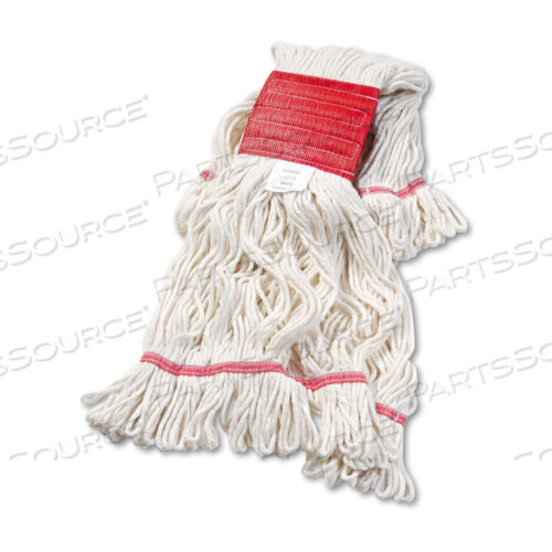 OEM#: BWK503WHCTSUPER LOOP WET MOP HEAD, ХЛОПОК/СИНТЕТИЧЕСКОЕ ВОЛОКНО, 5 ГОЛОВНЫХ ПОВЯЗОК, БОЛЬШОЙ РАЗМЕР, БЕЛЫЙ, 12/КОРОБКА от Boardwalk